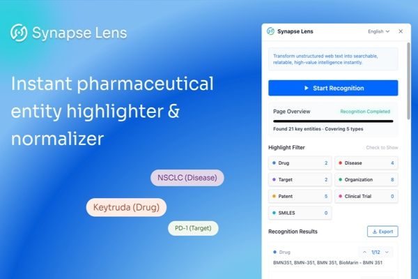 Stop Drowning in Data: Meet Synapse Lens, the Ultimate Reading Assistant for Biomed Professionals