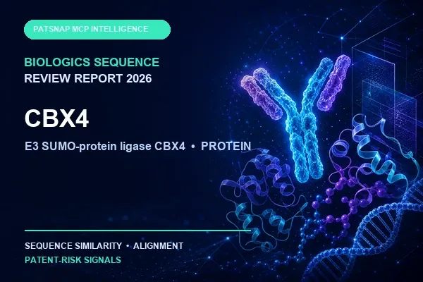 CBX4 Biologics Sequence Review Report 2026: E3 SUMO-protein ligase CBX4 Similarity and Patent-Risk Signals