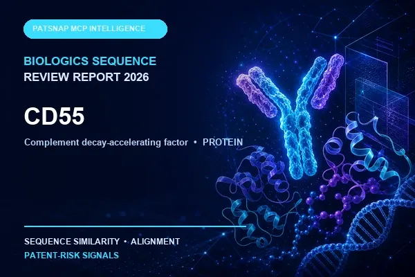 CD55 Biologics Sequence Review Report 2026: Complement decay-accelerating factor Similarity and Patent-Risk Signals