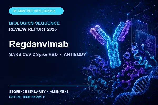 Regdanvimab Biologics Sequence Review Report 2026: SARS-CoV-2 Spike RBD Similarity and Patent-Risk Signals