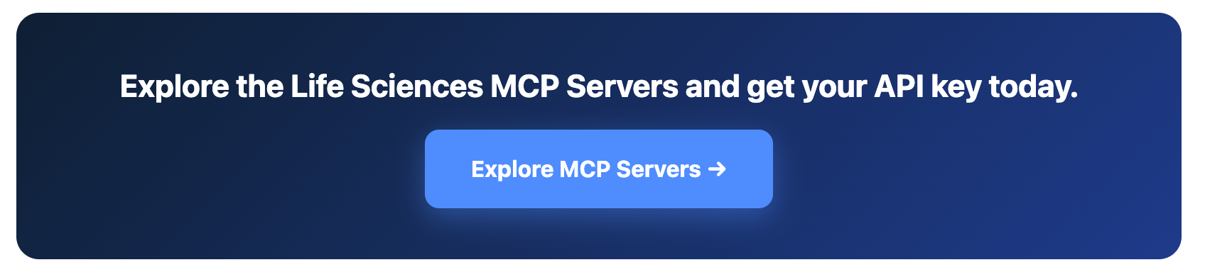 Explore the Life Sciences MCP Servers